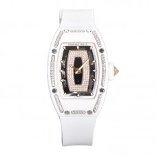 RM 007 Automatic Ladies White Ceramic Diamond Bezel Diamond Jasper RM 007 Automatic Ladies White Ceramic Diamond Bezel Diamond Jasper