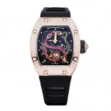 RM026-01 Tourbillon Serpent in Rose Gold with Diamond Bezel RM026-01 Tourbillon Serpent in Rose Gold with Diamond Bezel