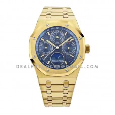 Royal Oak Perpetual Calendar Yellow Gold 26574 Blue Dial Royal Oak Perpetual Calendar Yellow Gold 26574 Blue Dial