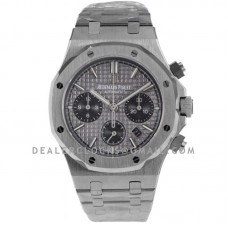 Royal Oak Self-Winding Chronograph Grey/Black Dial in Steel Royal Oak Self-Winding Chronograph Grey/Black Dial in Steel