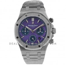 Royal Oak Self-Winding Chronograph Purple/Blue Dial in Steel Royal Oak Self-Winding Chronograph Purple/Blue Dial in Steel