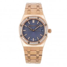 Royal Oak Selfwinding 77351OR 34mm Blue Dial in Pink Gold Royal Oak Selfwinding 77351OR 34mm Blue Dial in Pink Gold