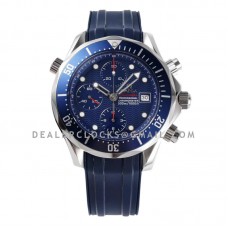 Seamaster Diver 300m Chronograph Blue Dial on Rubber Strap Seamaster Diver 300m Chronograph Blue Dial on Rubber Strap