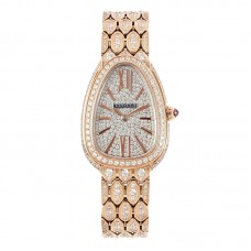 Serpenti Seduttori Watch Full Diamond Paved Dial in Yellow Gold Serpenti Seduttori Watch Full Diamond Paved Dial in Yellow Gold