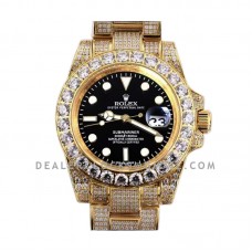 Submariner 116659 Black Dial with Diamond Markers in Yellow Gold Submariner 116659 Black Dial with Diamond Markers in Yellow Gold