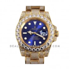 Submariner 116659 Blue Dial with Diamond Markers in Yellow Gold Submariner 116659 Blue Dial with Diamond Markers in Yellow Gold