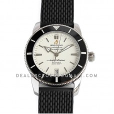 Superocean Heritage II B20 Automatic 42mm in White Dial on Black Bezel on Rubber Strap Superocean Heritage II B20 Automatic 42mm in White Dial on Black Bezel on Rubber Strap