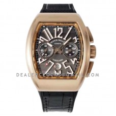 Vanguard V45 Chronograph Grey Dial with White Marker in Rose Gold on Leather Strap Vanguard V45 Chronograph Grey Dial with White Marker in Rose Gold on Leather Strap