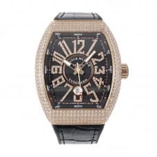 Vanguard V45 Yachting Diamond Dial with White Markers and Diamond Bezel in Rose Gold Vanguard V45 Yachting Diamond Dial with White Markers and Diamond Bezel in Rose Gold