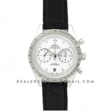 Speedmaster ’57 Co-Axial White/Silver Dial on Black Leather Strap Speedmaster ’57 Co-Axial White/Silver Dial on Black Leather Strap
