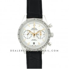 Speedmaster ’57 Co-Axial White/Rose Gold Dial on Black Leather Strap Speedmaster ’57 Co-Axial White/Rose Gold Dial on Black Leather Strap