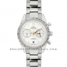 Speedmaster ’57 Co-Axial White/Gold Dial on Steel Bracelet Speedmaster ’57 Co-Axial White/Gold Dial on Steel Bracelet