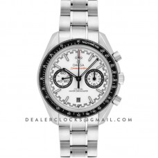 Racing Omega Co-Axial Master Chronometer White Dial in Steel Racing Omega Co-Axial Master Chronometer White Dial in Steel