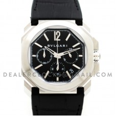 Octo Velocissimo Chronograph Steel Black Dial Octo Velocissimo Chronograph Steel Black Dial