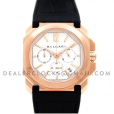 Octo Velocissimo Chronograph Rose Gold White Dial Octo Velocissimo Chronograph Rose Gold White Dial