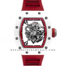 RM 055 White Bubba Watson White Ceramic on Red Rubber RM 055 White Bubba Watson White Ceramic on Red Rubber
