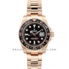 GMT Master II in Rose Gold on Bracelet GMT Master II in Rose Gold on Bracelet