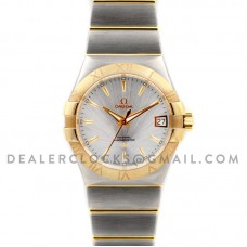 Constellation 38mm White Sunburst Dial Bi Metal Gold Constellation 38mm White Sunburst Dial Bi Metal Gold