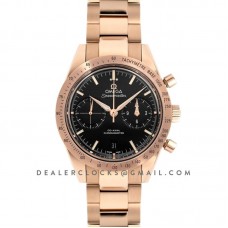Speedmaster ’57 Co-Axial Black Dial in Rose Gold on Bracelet Speedmaster ’57 Co-Axial Black Dial in Rose Gold on Bracelet