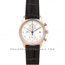 Portugieser Chronograph Classic IW3903 White Dial in Rose Gold Portugieser Chronograph Classic IW3903 White Dial in Rose Gold