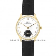 Portuguese Hand Wound Eight Days IW545405 White Dial in Gold Portuguese Hand Wound Eight Days IW545405 White Dial in Gold