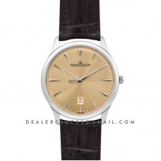 Master Ultra Thin Date Champagne Dial in Steel Master Ultra Thin Date Champagne Dial in Steel
