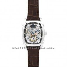 Kalpa Grande Tourbillon Silver Dial in Steel on Brown Leather Strap Kalpa Grande Tourbillon Silver Dial in Steel on Brown Leather Strap