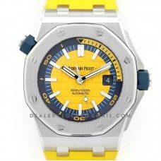 Royal Oak Offshore Diver Steel Yellow Dial 15710ST SIHH 2017 Royal Oak Offshore Diver Steel Yellow Dial 15710ST SIHH 2017