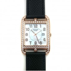 Cape Cod GM Quartz Rose Gold with Diamond Bezel on Black Epsom Leather Strap Cape Cod GM Quartz Rose Gold with Diamond Bezel on Black Epsom Leather Strap
