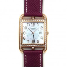 Cape Cod GM Quartz Rose Gold with Diamond Bezel on Violet Epsom Leather Strap Cape Cod GM Quartz Rose Gold with Diamond Bezel on Violet Epsom Leather Strap