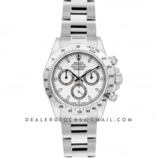 Daytona 116520 White Dial in Steel Daytona 116520 White Dial in Steel
